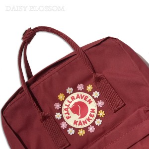 [刺繡限定!] Fjallraven Kanken –  Ox Red/ Daisy Blossom